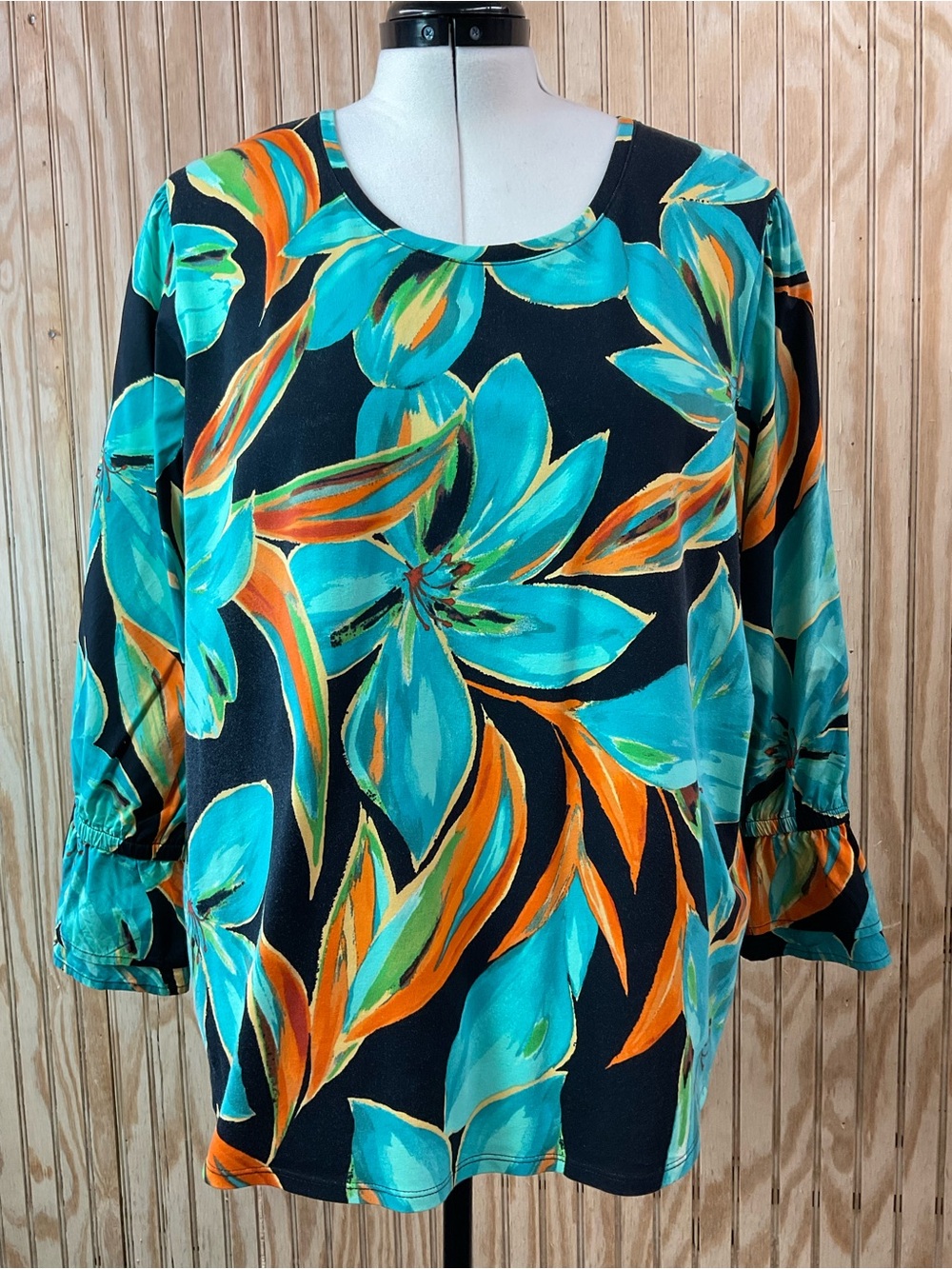 Chico's Floral Print Top